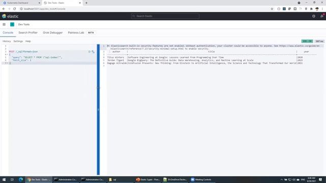 Elasticsearch - SQL - 2 смотреть онлайн