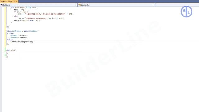 C++. Паттерн проектирования программ "Посредник (Mediator)". смотреть онлайн