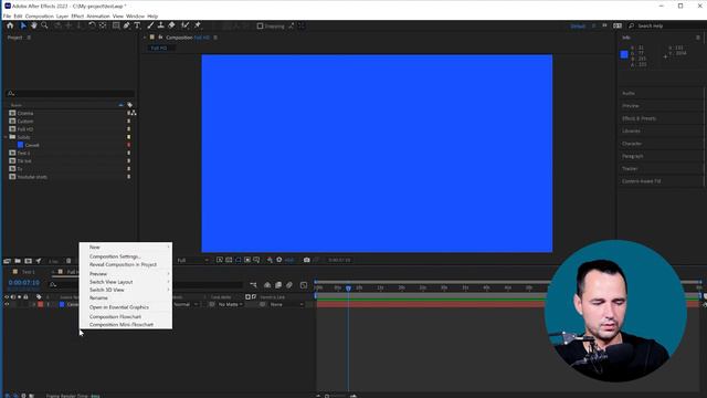 Работа со слоями в After Effects смотреть онлайн