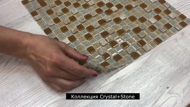 Стеклянная мозаика Elada Mosaic Crystal&Stone SH-415002 карамельный микс смотреть онлайн