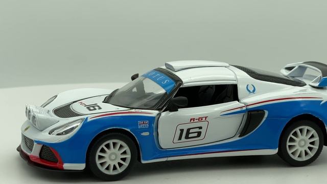Lotus Exige R-GT 2012 1/32 (KINSMART) смотреть онлайн