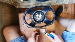 Разбор, чистка и переклейка динамика Pioneer 240w
