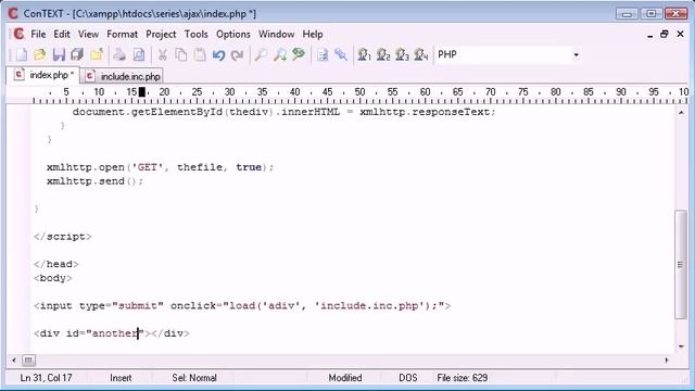 Beginner PHP Tutorial 174 Loading in file Contents to a DIV Part 3 смотреть онлайн