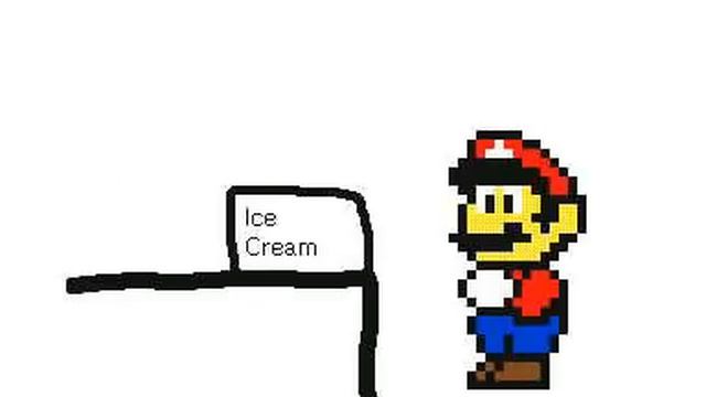 Mario Wants Ice Cream (Flipnote Studio 3D, with Audio Fix) смотреть онлайн