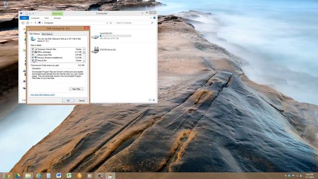 Disk Clean Up in Windows 8 смотреть онлайн