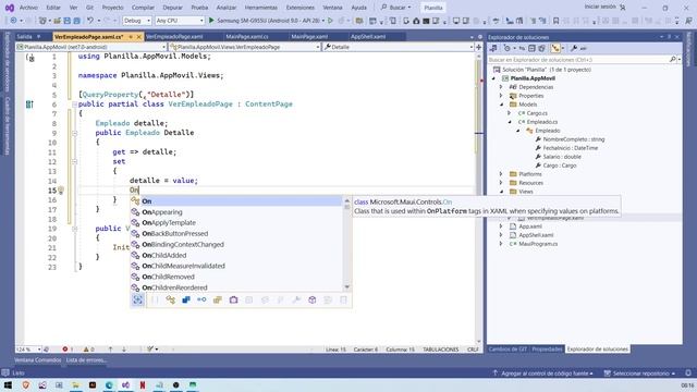 5 - Ver Detalles de Empleado en aplicación .NET MAUI + Firebase Realtime смотреть онлайн