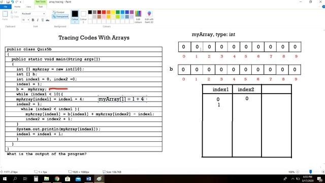Tracing Java Code With Arrays смотреть онлайн