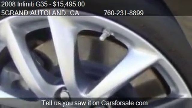 2008 Infiniti G35 Journey 4dr Sedan for sale in Oceanside, C смотреть онлайн