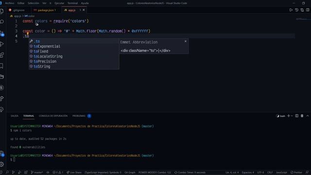 COLORES HEXADECIMALES ALEATORIOS EN JAVASCRIPT 2021 смотреть онлайн