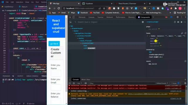 building to deploy react and supabase crud in one video ???? смотреть онлайн