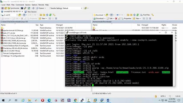 how to install and configure Oracle Rest Data Service [ORDS 21.3] on Oracle linux 8 with Oracle 19 смотреть онлайн