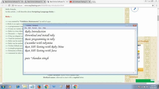 Ruby Introduction tutorial 1 смотреть онлайн
