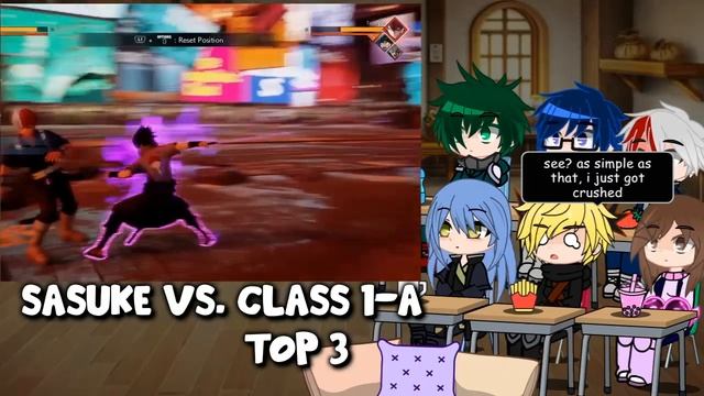 MHA/BNHA+Rimuru Reacts To Class 1-A VS. Sasuke Uchiha || Gacha Club || смотреть онлайн