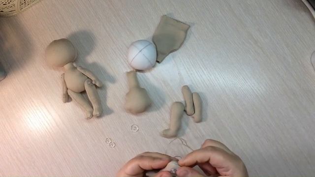 МК  выкройка Текстильная кукла-брелок. Часть1. Тело.