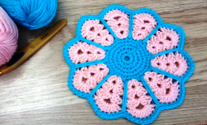 Красивая САЛФЕТКА или Прихватка крючком. Мастер-класс со схемой