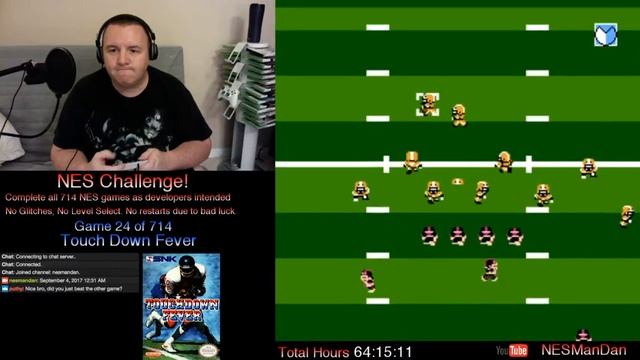 024 Touch Down Fever - The NES Challenge - NES Man Dan смотреть онлайн