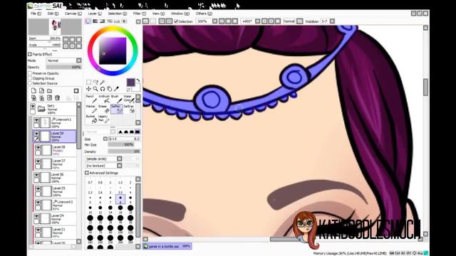 Genie in a Bottle - Dove Cameron Inspired Speedpaint смотреть онлайн