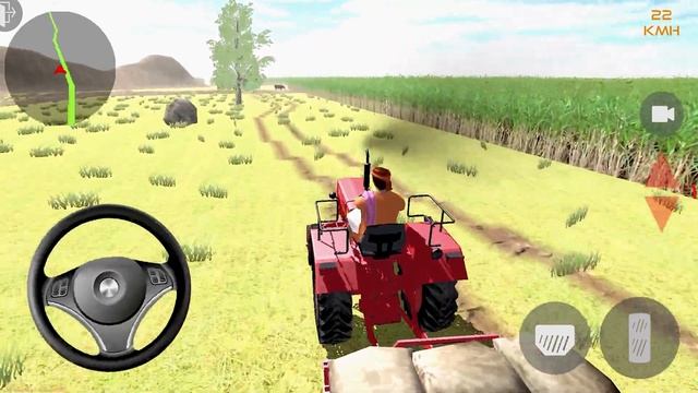 Indian Tractor Driving 3D - Offroad Drive Simulator - Android gameplay смотреть онлайн