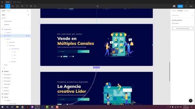 Curso de Figma - Crear Efecto Carrusel "Slider" (Animación) смотреть онлайн