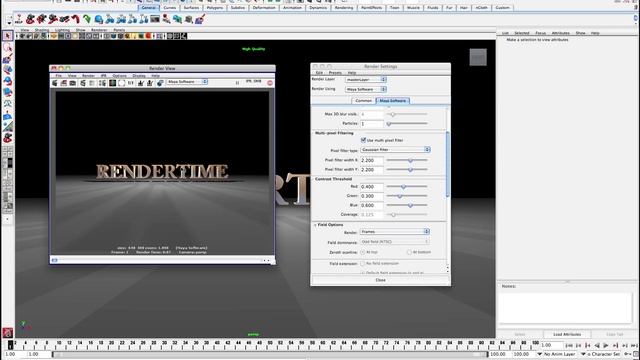 Maya Software Render Tutorial by Stuart Christensen смотреть онлайн