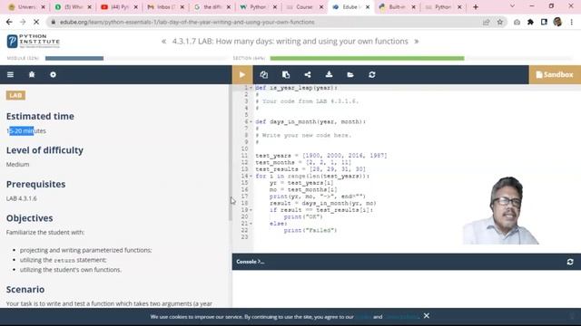 Python Essential 1 : Module 4 - Functions, tuples, dictionaries, and data processing смотреть онлайн
