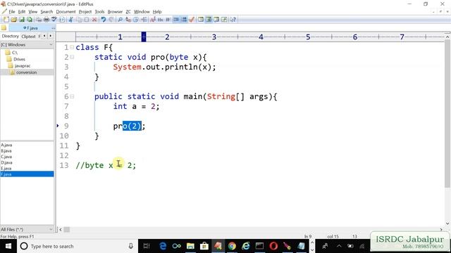 Conversion and Casting in JAVA ~ Chapter - 9 смотреть онлайн