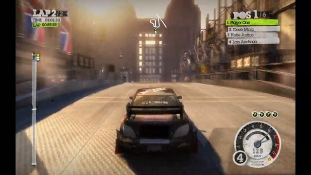 DiRT2 GAME PLAY - AMD x3-425@X4-3.3GHz + ATI HD 5850 смотреть онлайн