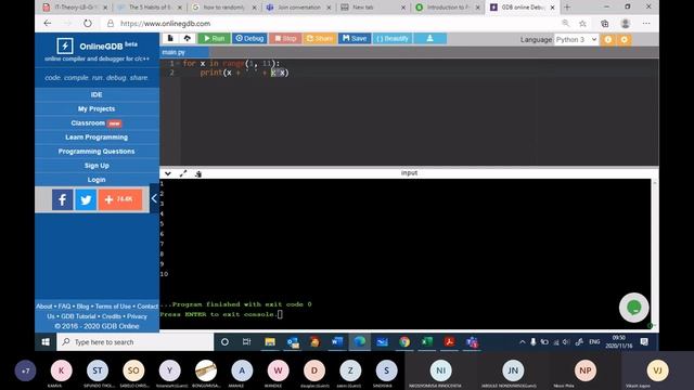 10 Python For Loop Example 1 1 смотреть онлайн
