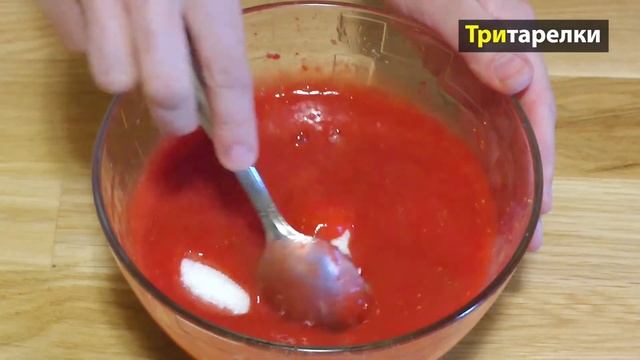 Клубничное варенье без варки Клубника перетертая с сахаром смотреть онлайн