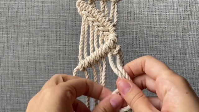 TUTORIAL I macrame pattern I macrame wall handing смотреть онлайн