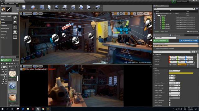 Lighting UE4 - Magic Shop Part 7