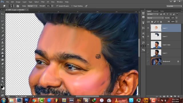 DIGITAL PAINTING PHOTOSHOP TUTORIAL смотреть онлайн