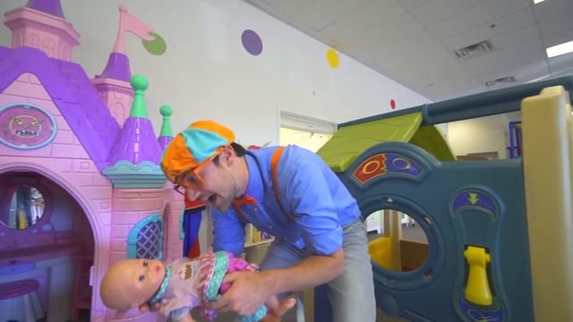 Learn Colors With Colorballs And Machines | Blippi - Kids Playground | Educational Videos For Kids