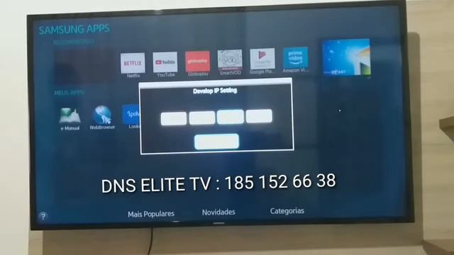 Smart tv Samsung dns SS IP/TV смотреть онлайн