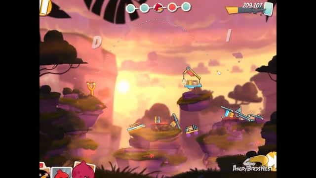 Angry Birds 2 Level 176 Cobalt Plateaus Greenerville 3 Star Walkthrough смотреть онлайн