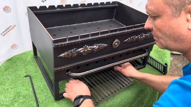 Видеообзор изготовления по техническим характеристикам заказчика мангальной вставки￼