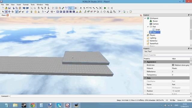 Roblox Beginners Scripting Tutorial 2 - All Part Properties смотреть онлайн