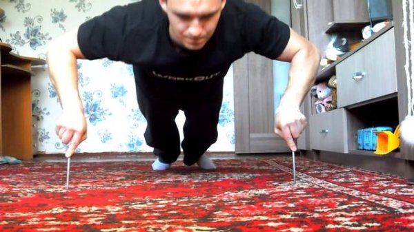 ОТЖИМАНИЕ НА ГВОЗДЯХ / PUSH-UPS ON NAILS