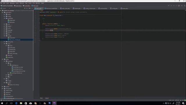5. PHP & CodeIgniter - Setting up the Header and Footer P2 смотреть онлайн