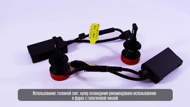 Светодиодные лампы головного света Vizant F3C для линз цоколь H11 с чипом G XPx3 яркость 5000lm и ц