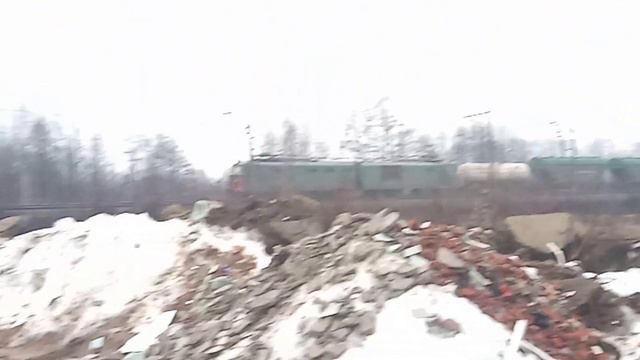 Легенда Канала!!!! Круглобуферный Вл10-1535 в зелёной окраске! БМО (Большая Московская Окружная) смотреть онлайн