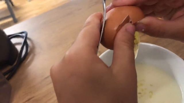 Яичный суп!