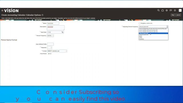 ? Create Accounting Calendars in Oracle Fusion GL ? General Ledger смотреть онлайн