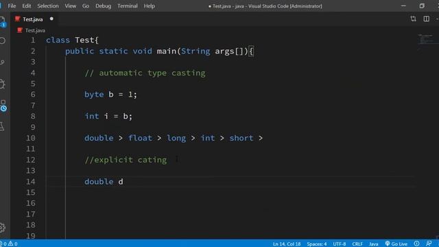 Java-16- Type Casting in Java || Java Programming Tutorial смотреть онлайн