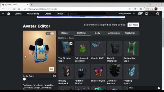 How To Get 14 year Birthday Cape ROBLOX free смотреть онлайн