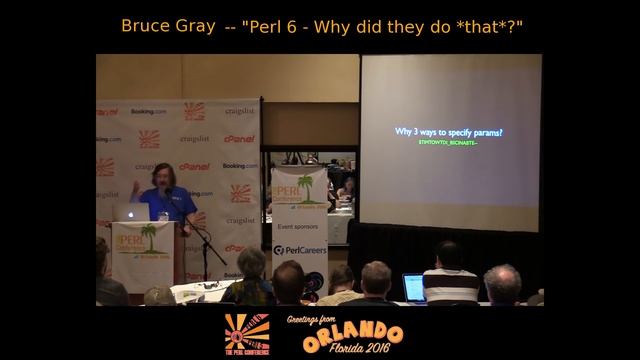 2016 - Perl 6 - Why did they do *that*? - Bruce Gray смотреть онлайн