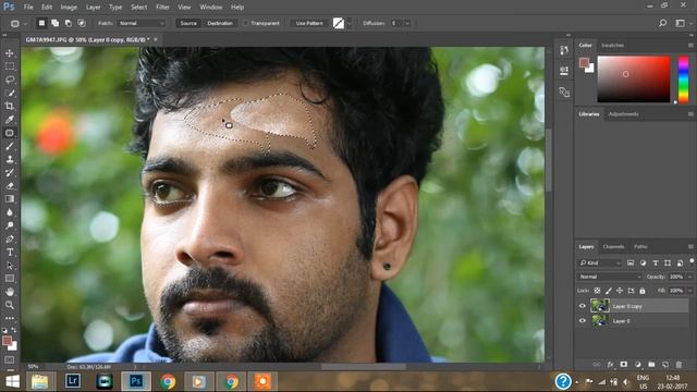 How To Easily Retouch Face On Adobe Photoshop CC 2017 смотреть онлайн