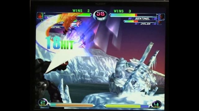 MvC2: Evo 2022 - Clockw0rk - Strider Combos Throw then Orbs Crossup to Infinite .:8.6.22:. смотреть онлайн