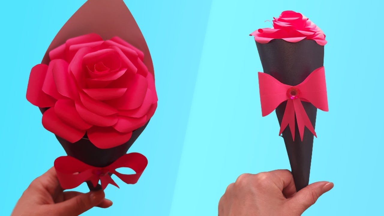 Подарок маме своими руками из бумаги на 8 марта или День Матери смотреть онлайн