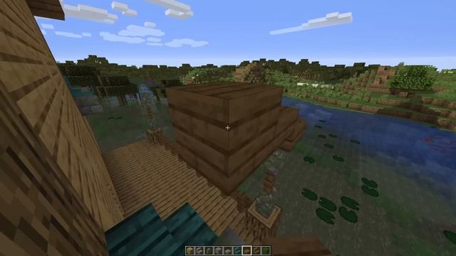 Minecraft | Swamp House - How to Build a House in a Swamp | Minecraft 1.16 (World Download) смотреть онлайн